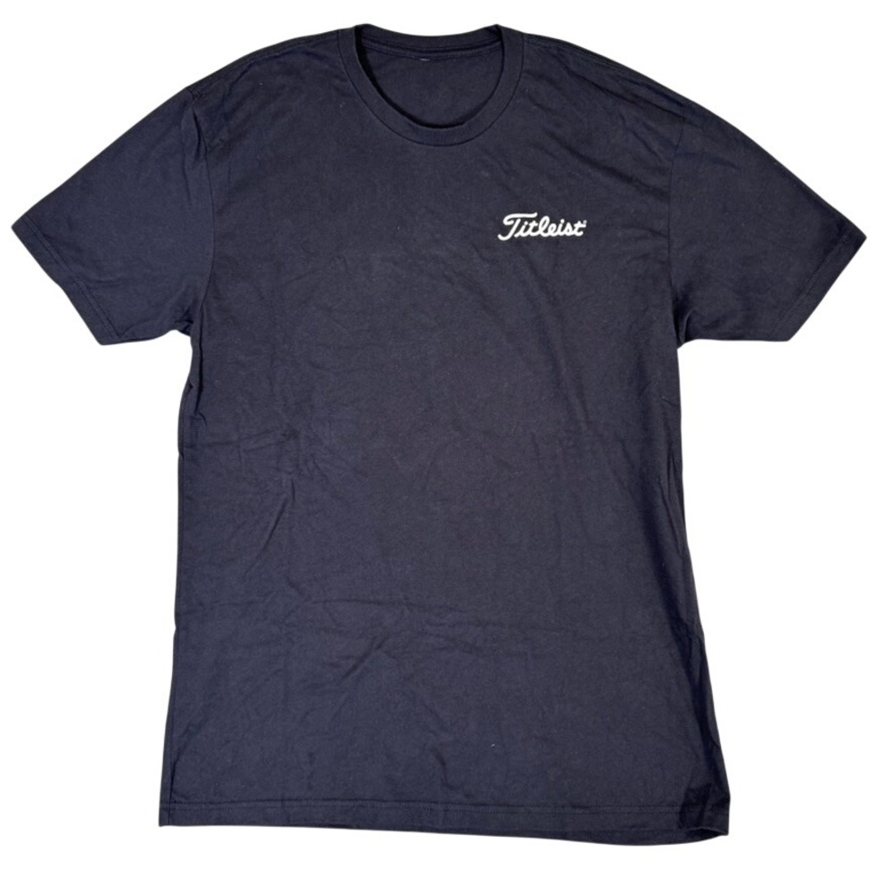 Titleist Mens Graphic Tee Black Short Sleeve #1 Ball In Golf Shirt Small